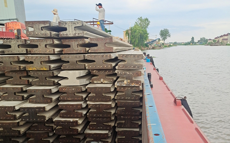 如东栟茶运河施工现场